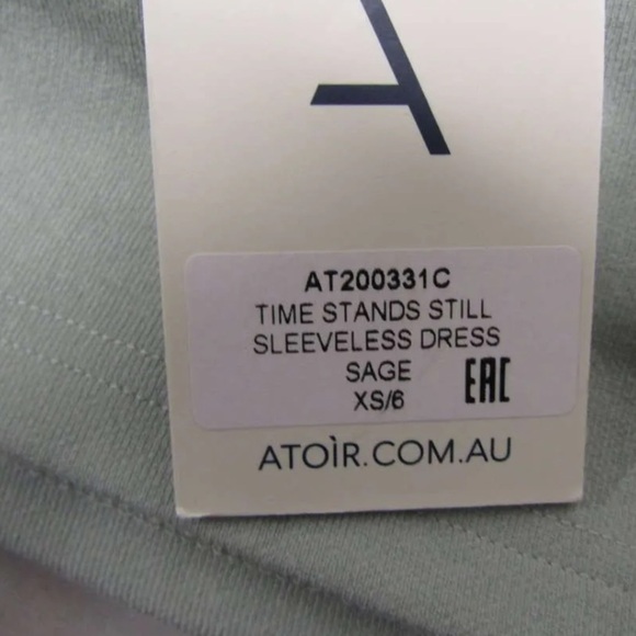 ATOIR x Revolve Time Stands Still One Shoulder Cutout High Slit Maxi Dress Sage - Picture 13 of 13